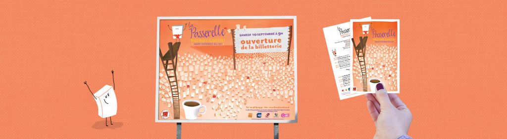 Communication de La Passerelle - saison culturelle 2016-2017