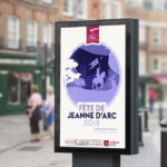Proposition d'affiche pour les fêtes de Jeanne d'Arc 2018