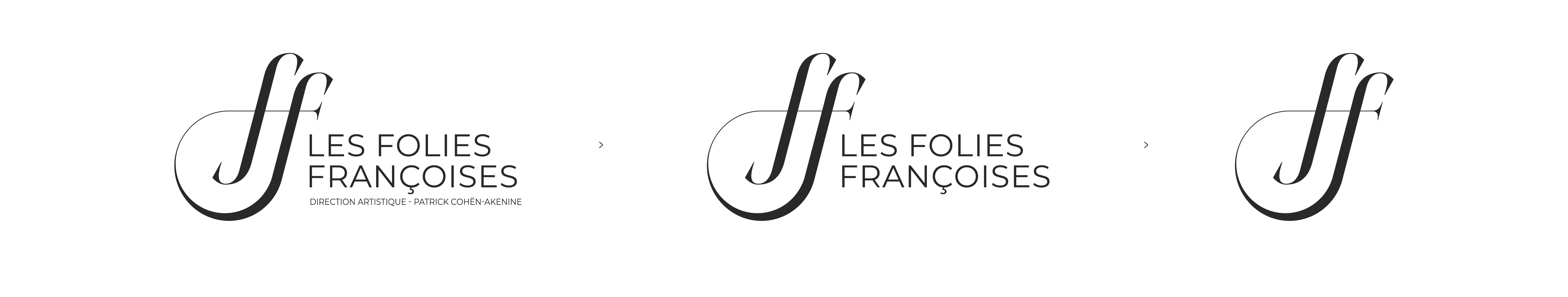 déclinaison du logo des folies Francoise, groupe de musique baroque