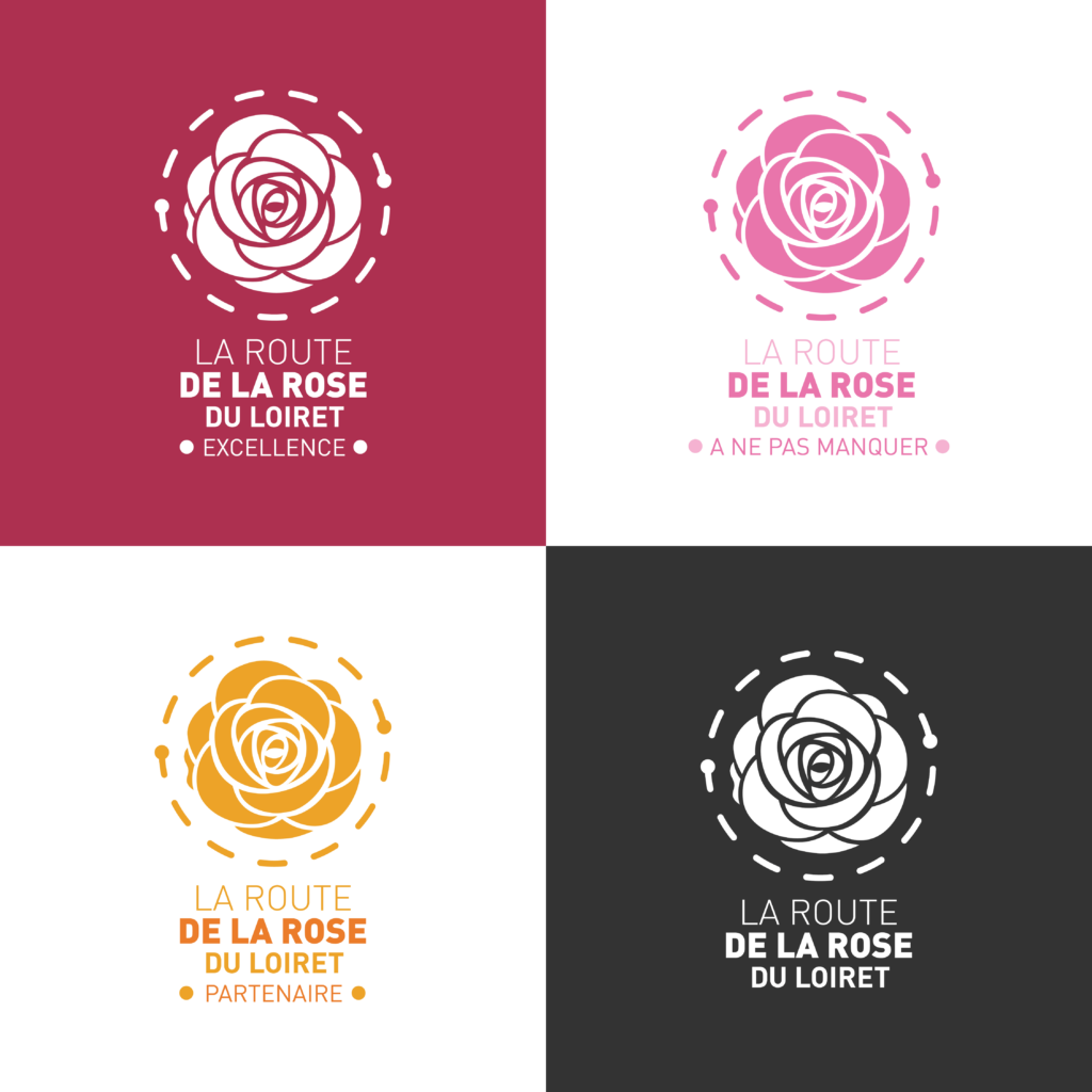 Logos pour la Route de la Rose