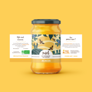 Packaging de pot de miel